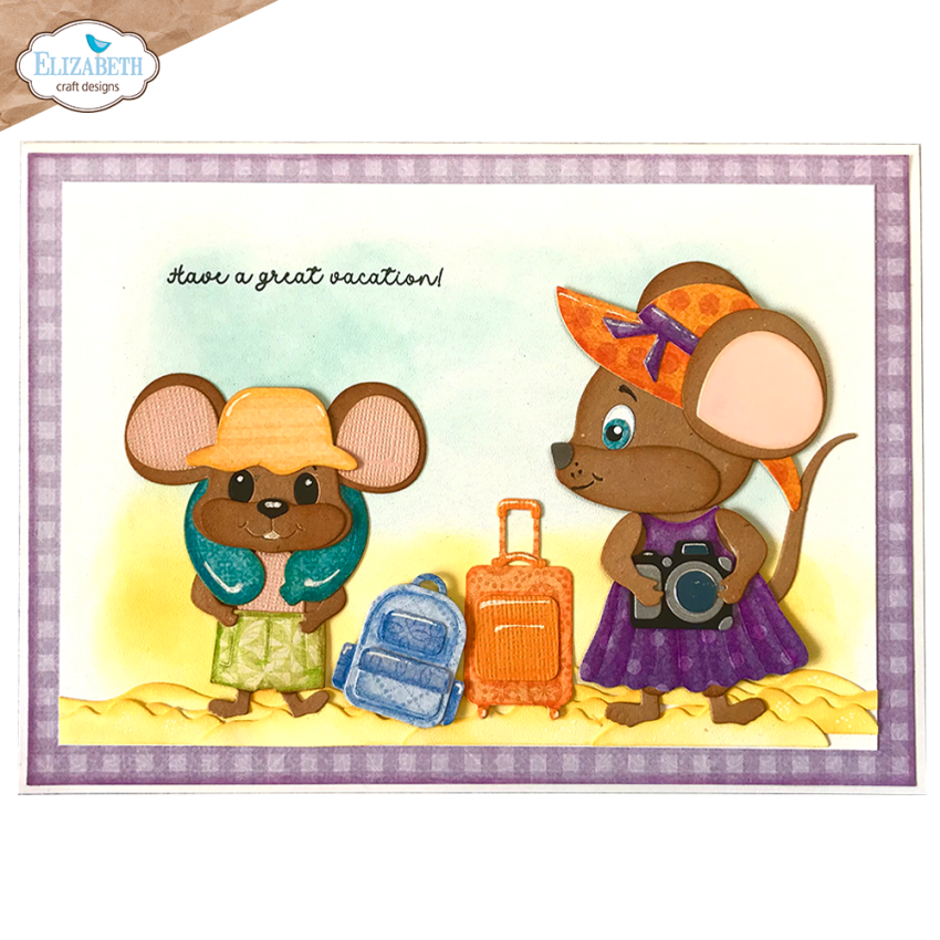 Elizabeth Craft Designs - Stanzschalone "Travel Accessories" Dies