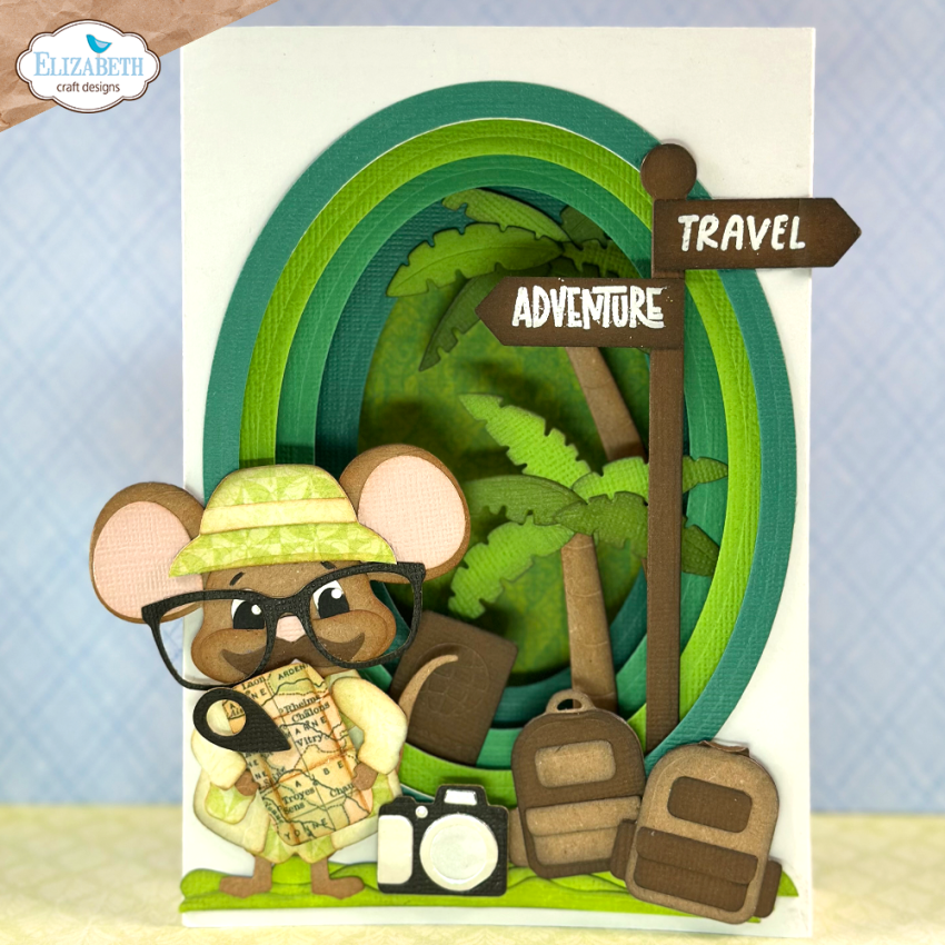 Elizabeth Craft Designs - Stanzschalone "Travel Accessories" Dies
