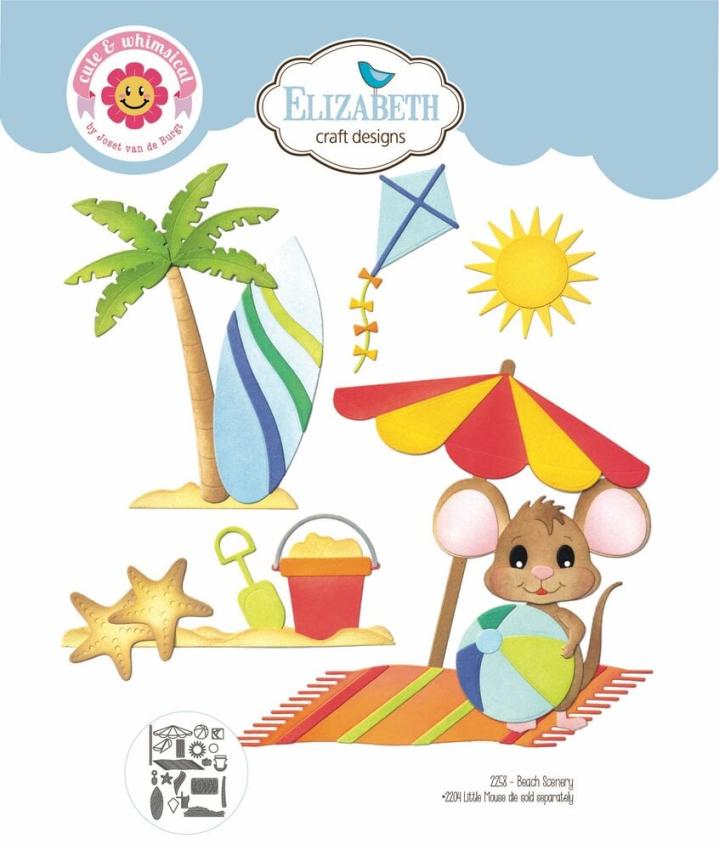 Elizabeth Craft Designs - Stanzschalone "Beach Scenery" Dies