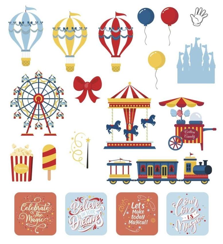 Papers For You - Stanzteile "Magical Illusion" Die Cuts