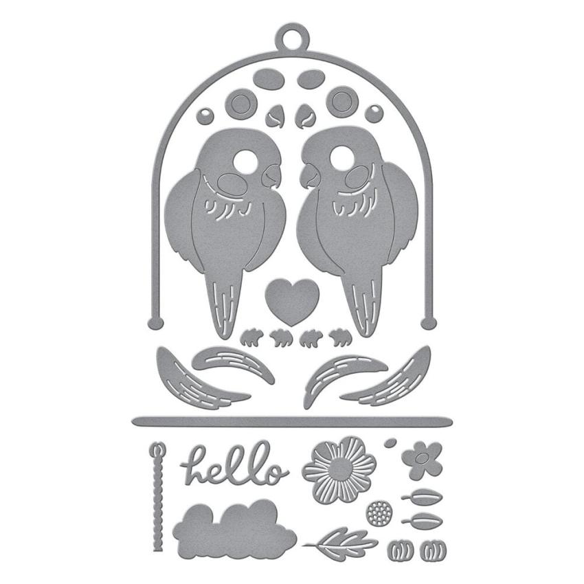 Spellbinders - Stanzschablone "Pretty Birds" Dies