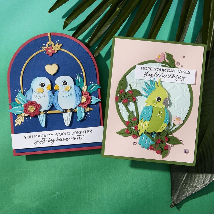 Spellbinders - Stanzschablone "Pretty Birds" Dies