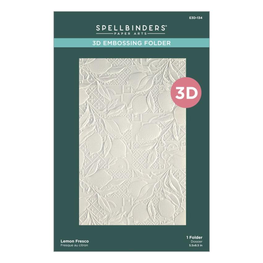 Spellbinders - Prägefolder "Lemon Fresco" Embossingfolder