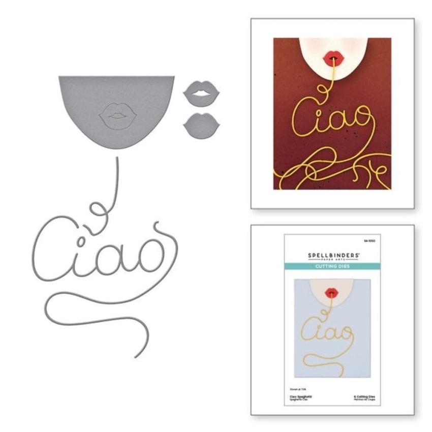 Spellbinders - Stanzschablone "Ciao Spaghetti" Dies