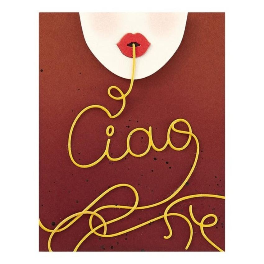 Spellbinders - Stanzschablone "Ciao Spaghetti" Dies
