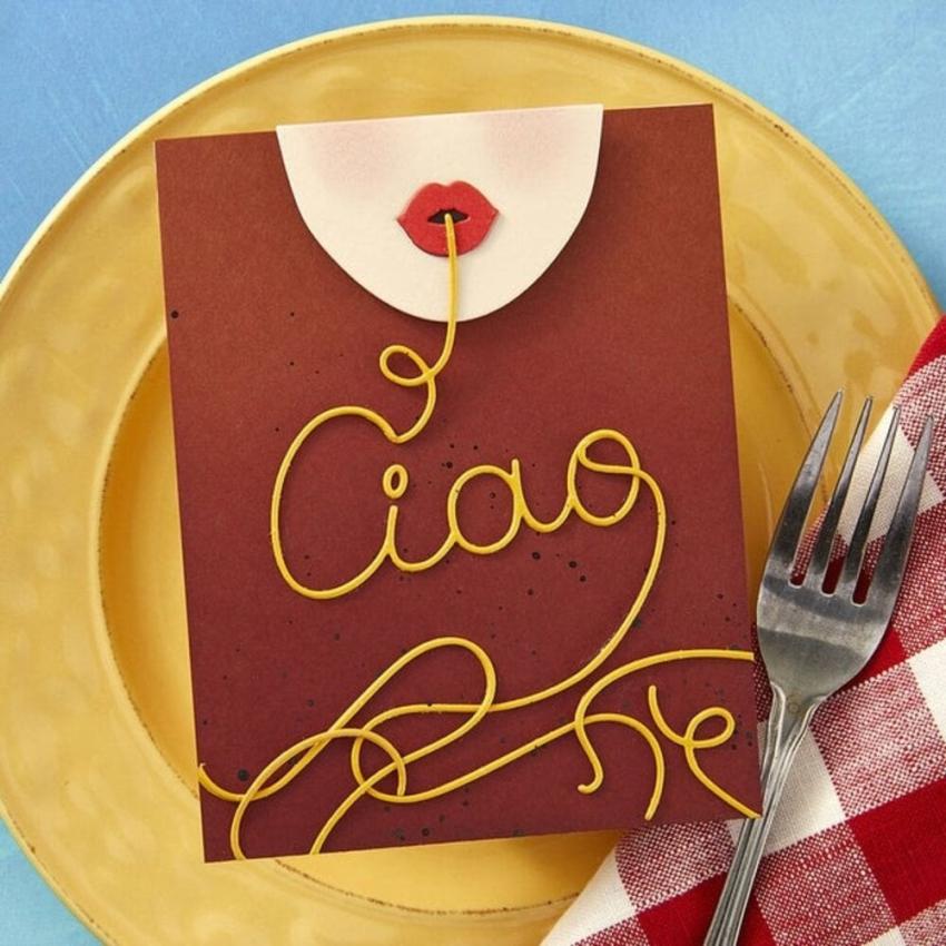 Spellbinders - Stanzschablone "Ciao Spaghetti" Dies