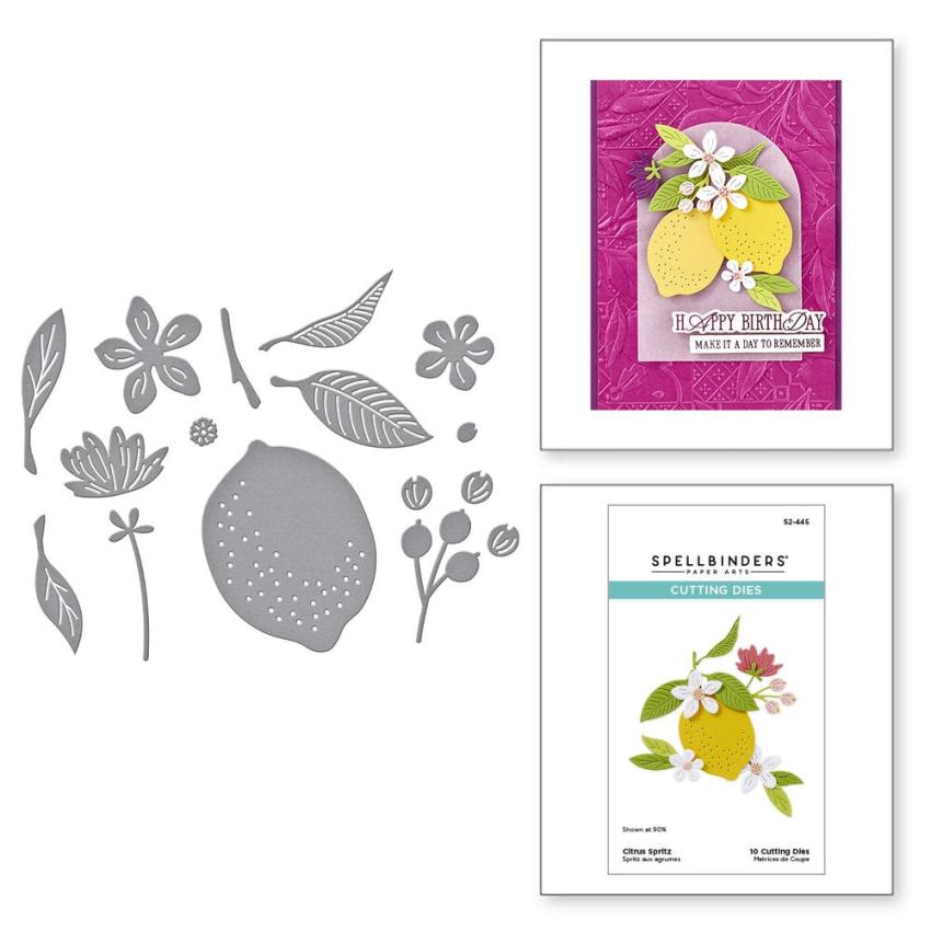 Spellbinders - Stanzschablone "Citrus Spritz" Dies