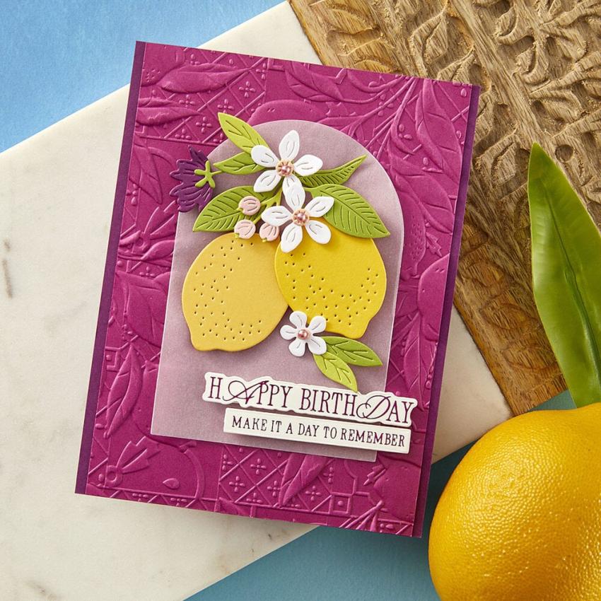 Spellbinders - Stanzschablone "Citrus Spritz" Dies