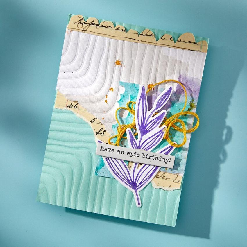 Spellbinders - Prägefolder "Lined Corners" Embossingfolder