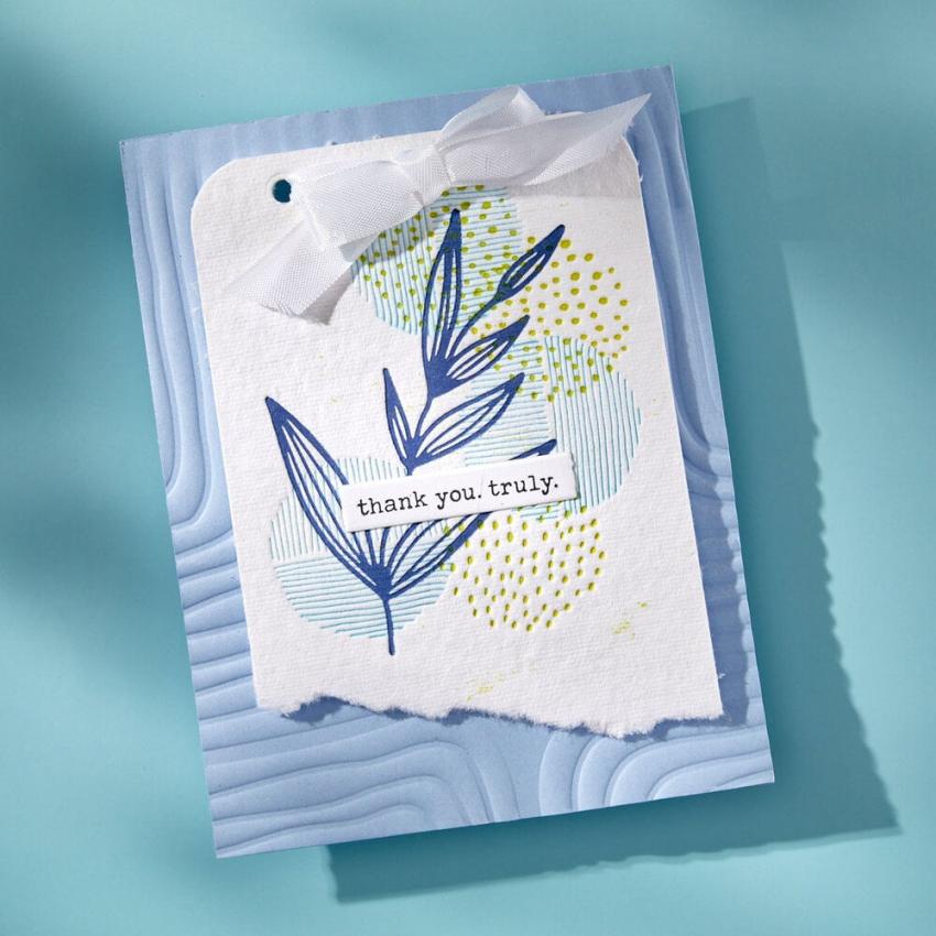 Spellbinders - Buchdrucktechnik "Growing" BetterPress Plate & Dies