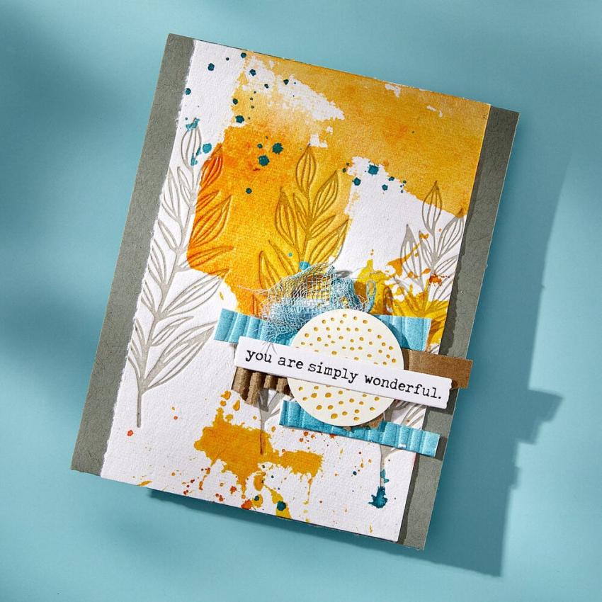 Spellbinders - Buchdrucktechnik "Growing" BetterPress Plate & Dies