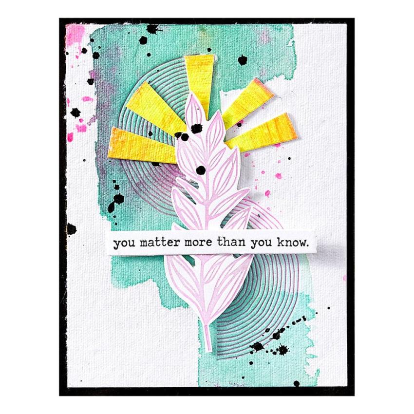 Spellbinders - Buchdrucktechnik "Flourishing" BetterPress Plate