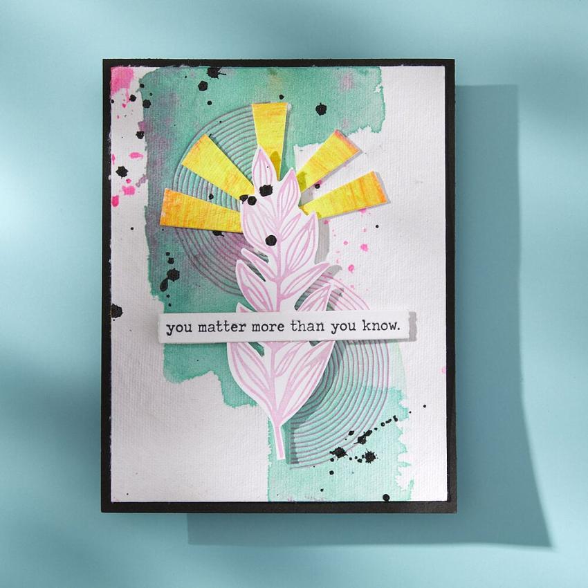 Spellbinders - Buchdrucktechnik "Flourishing" BetterPress Plate