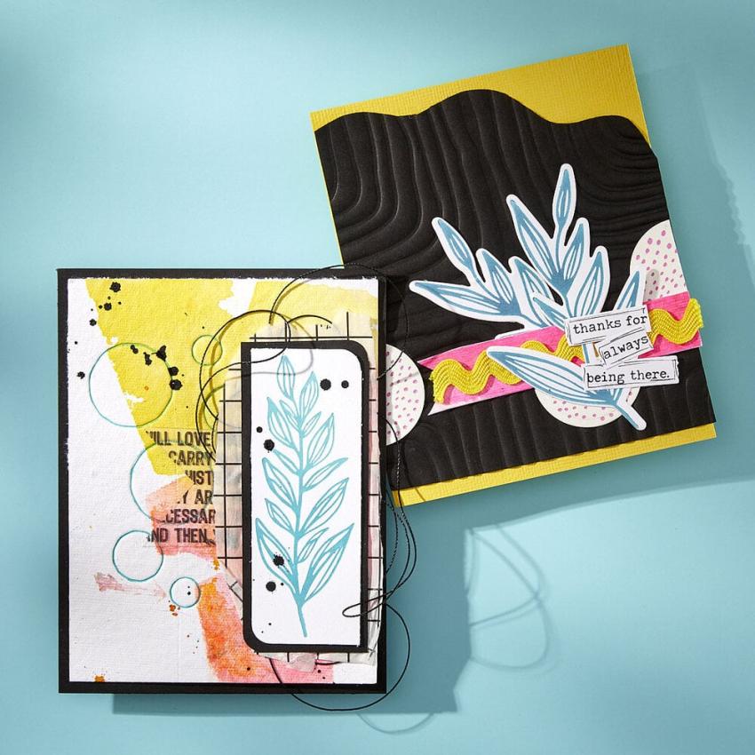Spellbinders - Buchdrucktechnik "Flourishing" BetterPress Plate