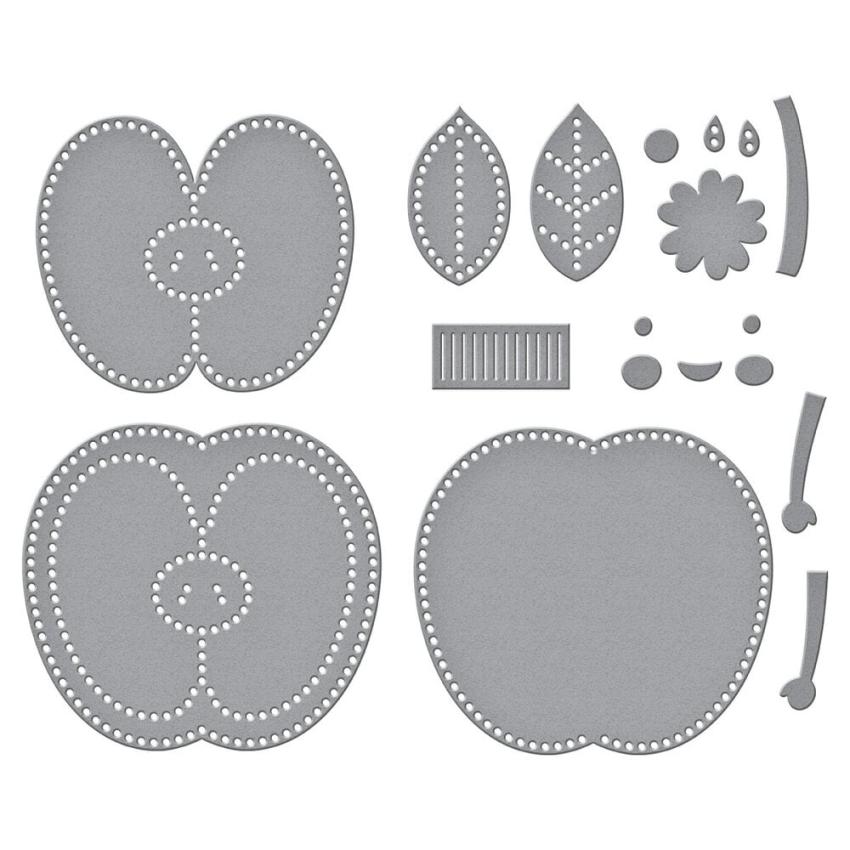 Spellbinders - Stanzschablone "Cheeky Apple" Dies
