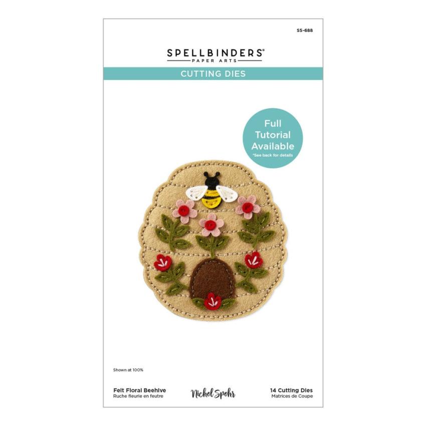 Spellbinders - Stanzschablone "Floral Beehive" Dies