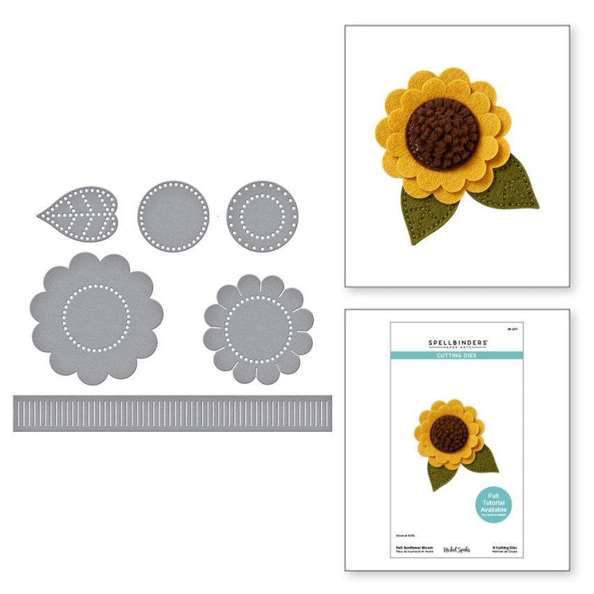 Spellbinders - Stanzschablone "Sunflower Bloom" Dies