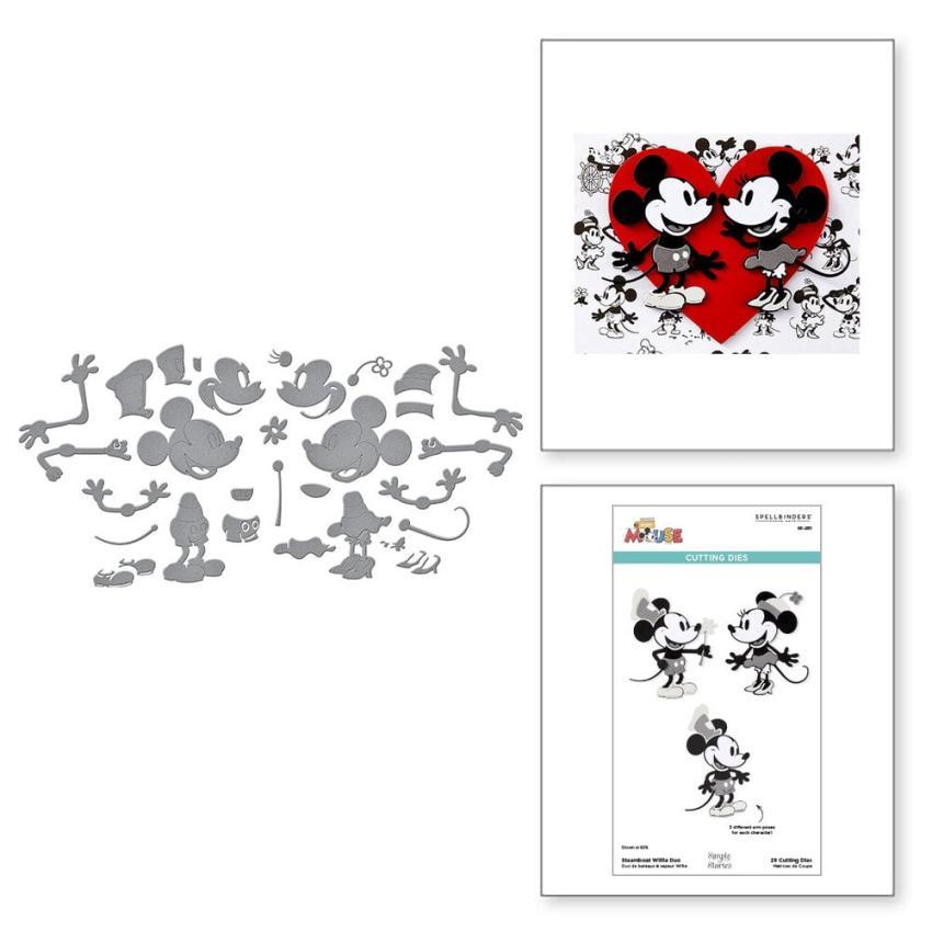 Spellbinders - Stanzschablone "Steamboat Willie Duo" Dies