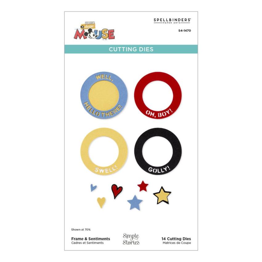 Spellbinders - Stanzschablone "Frame & Sentiments" Dies