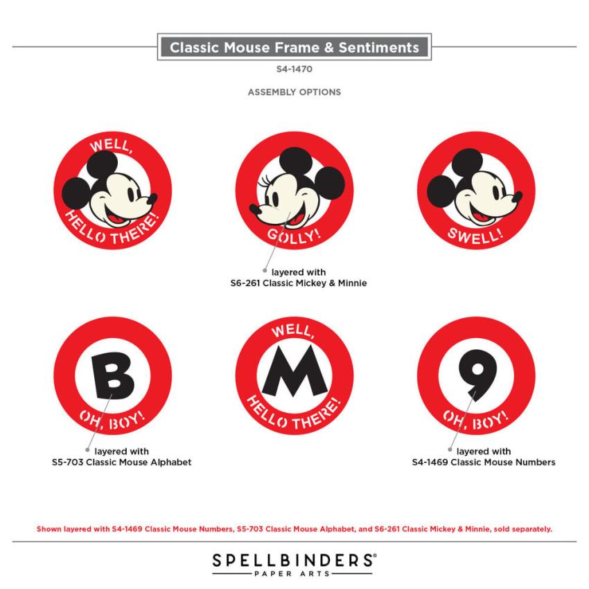 Spellbinders - Stanzschablone "Frame & Sentiments" Dies