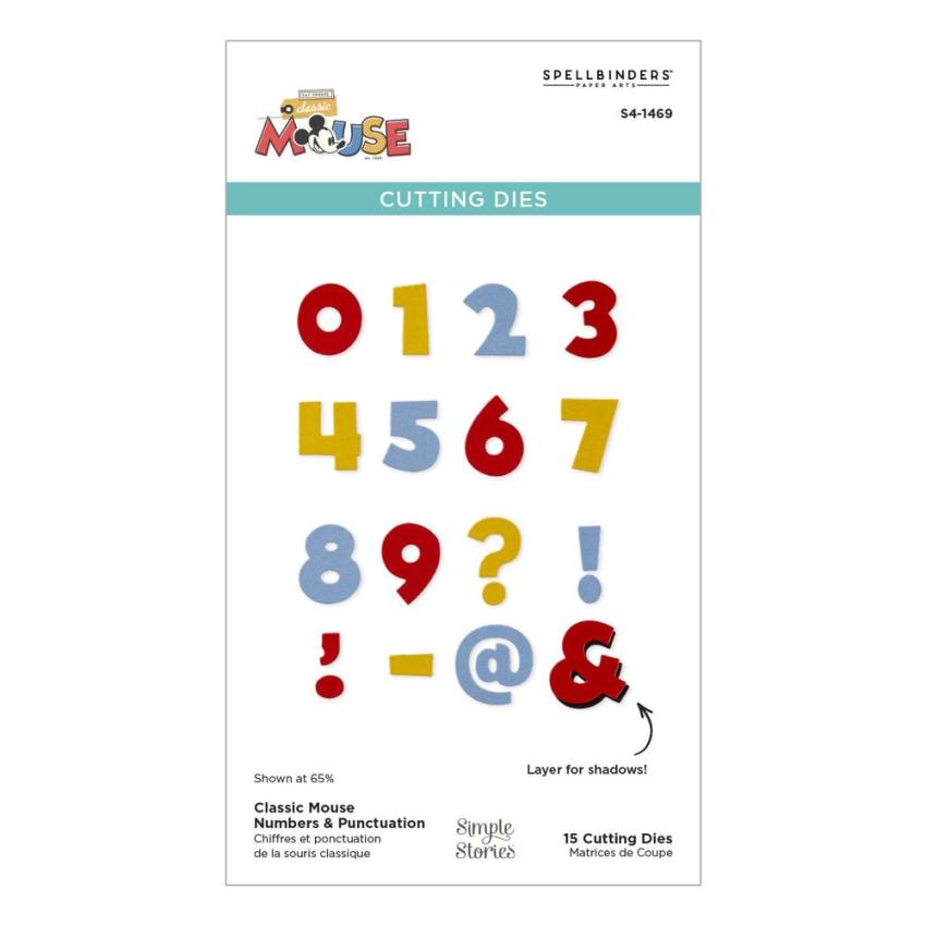 Spellbinders - Stanzschablone "Numbers & Punctuation" Dies