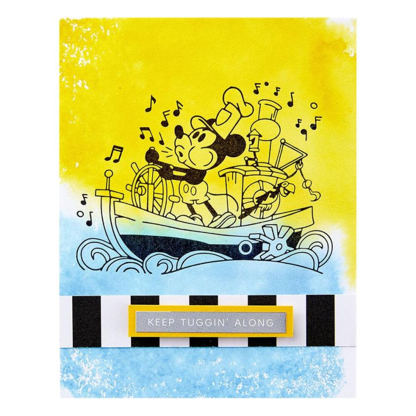 Spellbinders - Buchdrucktechnik "Steamboat Willie" BetterPress Plate & Dies
