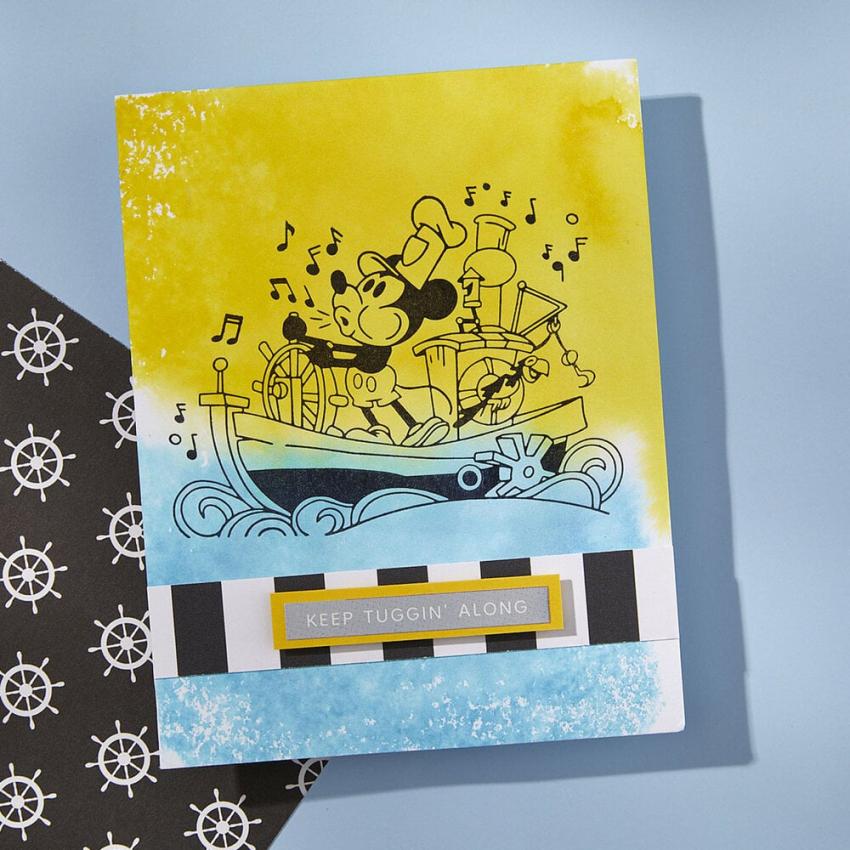 Spellbinders - Buchdrucktechnik "Steamboat Willie" BetterPress Plate & Dies