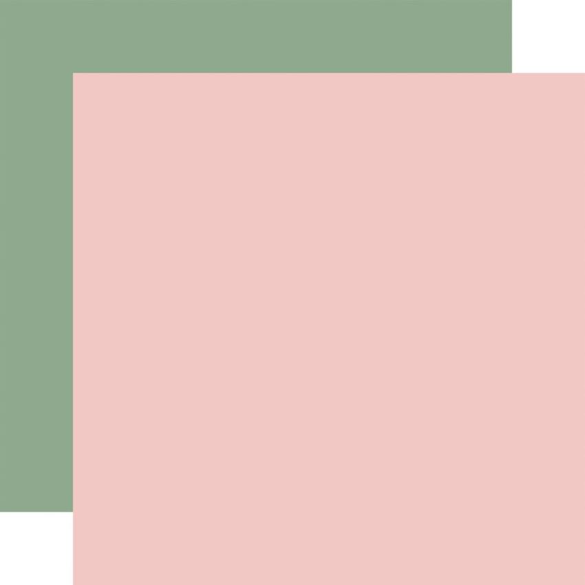 Echo Park - Cardstock "Fashion" Coordinating Solids Paper 12x12 Inch - 6 Bogen 