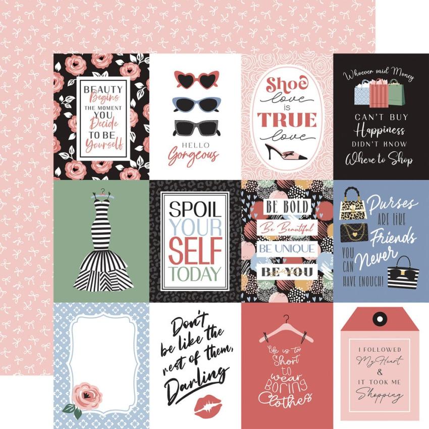 Echo Park - Designpapier "Fashion" Collection Kit 12x12 Inch - 12 Bogen