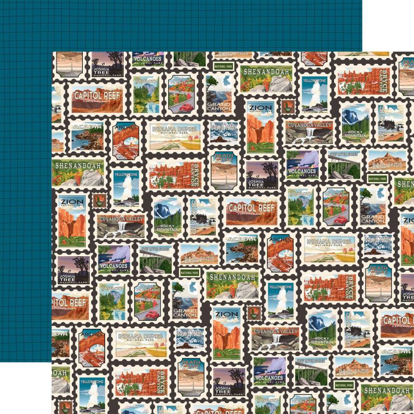Carta Bella - Designpapier "National Parks" Collection Kit 12x12 Inch - 12 Bogen  