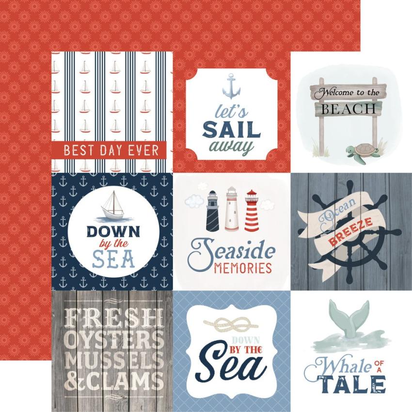 Carta Bella - Designpapier "Seashore" Collection Kit 12x12 Inch - 12 Bogen  