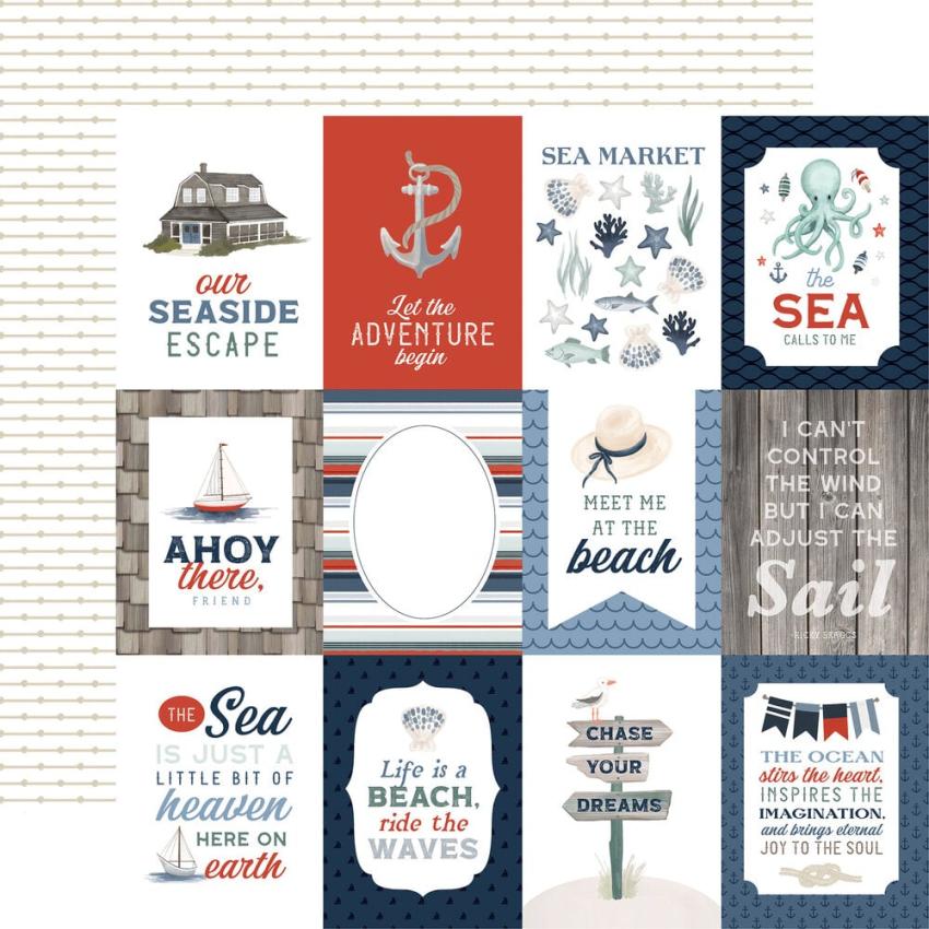 Carta Bella - Designpapier "Seashore" Collection Kit 12x12 Inch - 12 Bogen  
