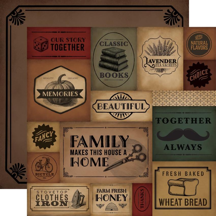 Carta Bella - Designpapier "Vintage Market" Collection Kit 12x12 Inch - 12 Bogen  
