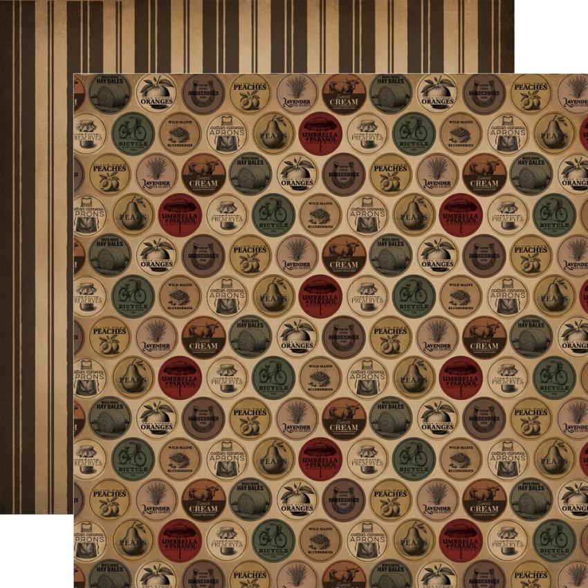 Carta Bella - Designpapier "Vintage Market" Collection Kit 12x12 Inch - 12 Bogen  