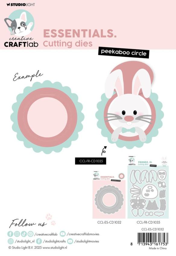 Creative Craft Lab - Studio Light - Stanzschablone "Peekaboo Circle" Dies