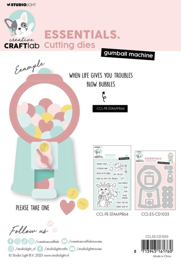 Creative Craft Lab - Studio Light - Stanzschablone "Gumball Machine" Dies