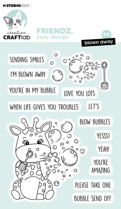 Creative Craft Lab - Studio Light - Stempelset "Blown Away" Clear Stamps