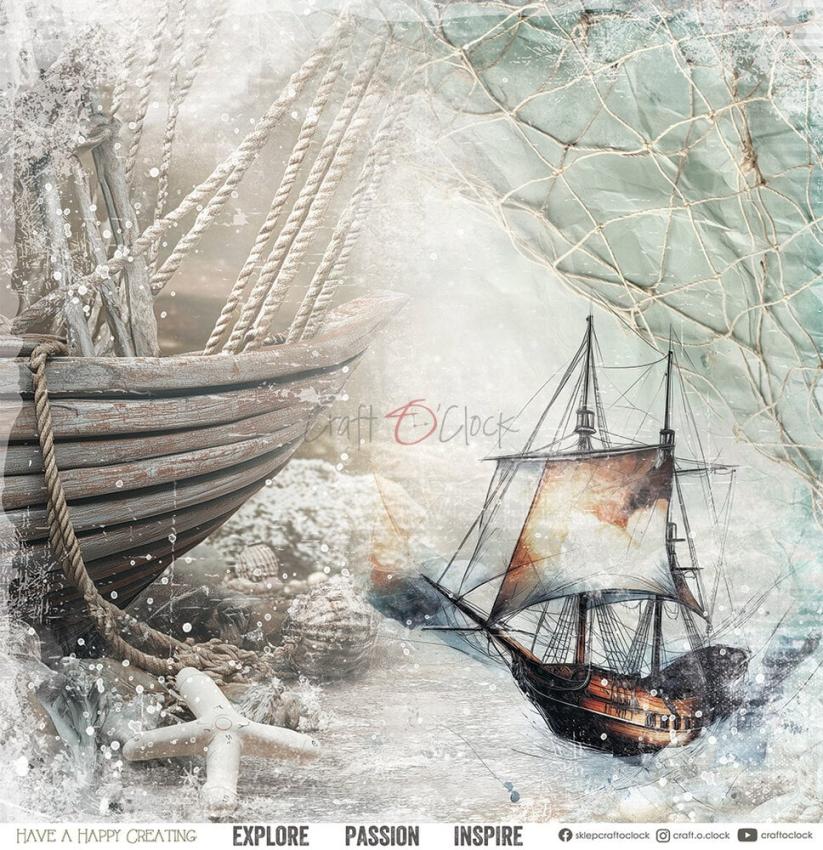 Craft OClock - Designpapier "Emerald Tales" Paper Pack 12x12 Inch - 6 Bogen