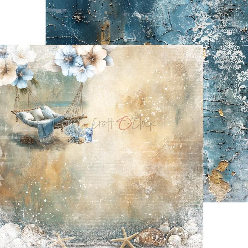 Craft OClock - Designpapier "Emerald Tales" Paper Pack 8x8 Inch - 24 Bogen