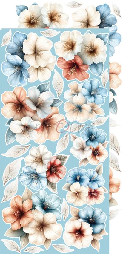 Craft OClock - Ausschneidebogen "Emerald Tales" Extra Set Flowers & More - 18 Bogen