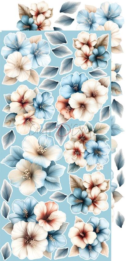 Craft OClock - Ausschneidebogen "Emerald Tales" Extra Set Flowers & More - 18 Bogen