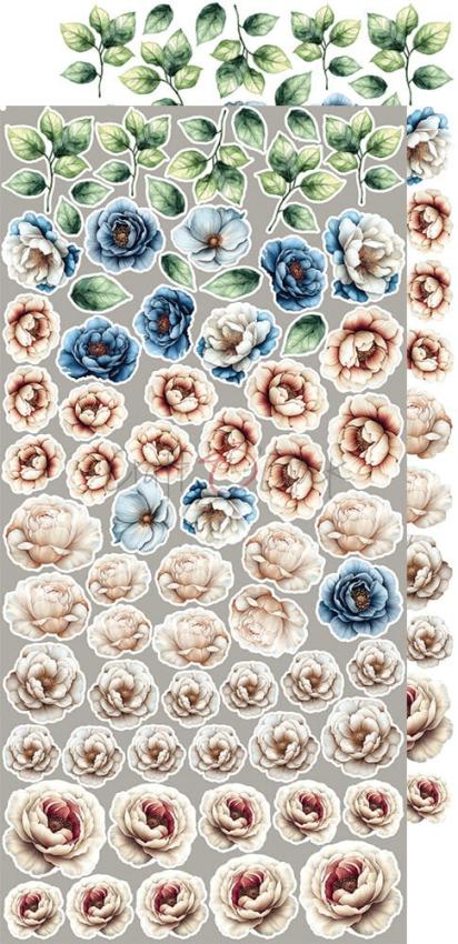 Craft OClock - Ausschneidebogen "Mindfulness Time" Extra Set Flowers & More - 18 Bogen