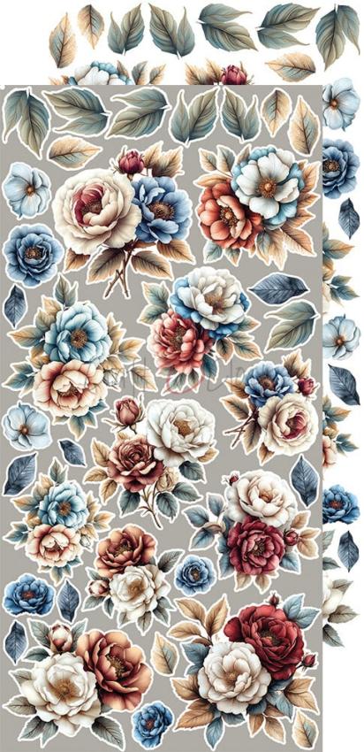 Craft OClock - Ausschneidebogen "Mindfulness Time" Extra Set Flowers & More - 18 Bogen