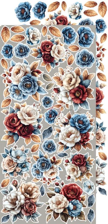 Craft OClock - Ausschneidebogen "Mindfulness Time" Extra Set Flowers & More - 18 Bogen