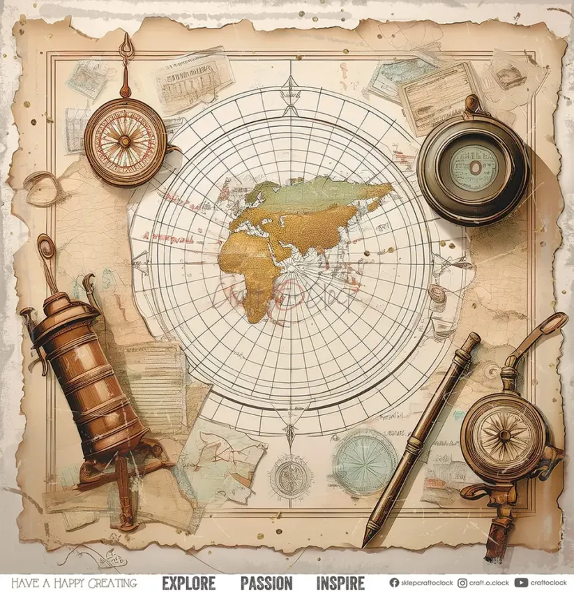 Craft OClock - Designpapier "Summer Adventures" Paper Pack 12x12 Inch - 6 Bogen