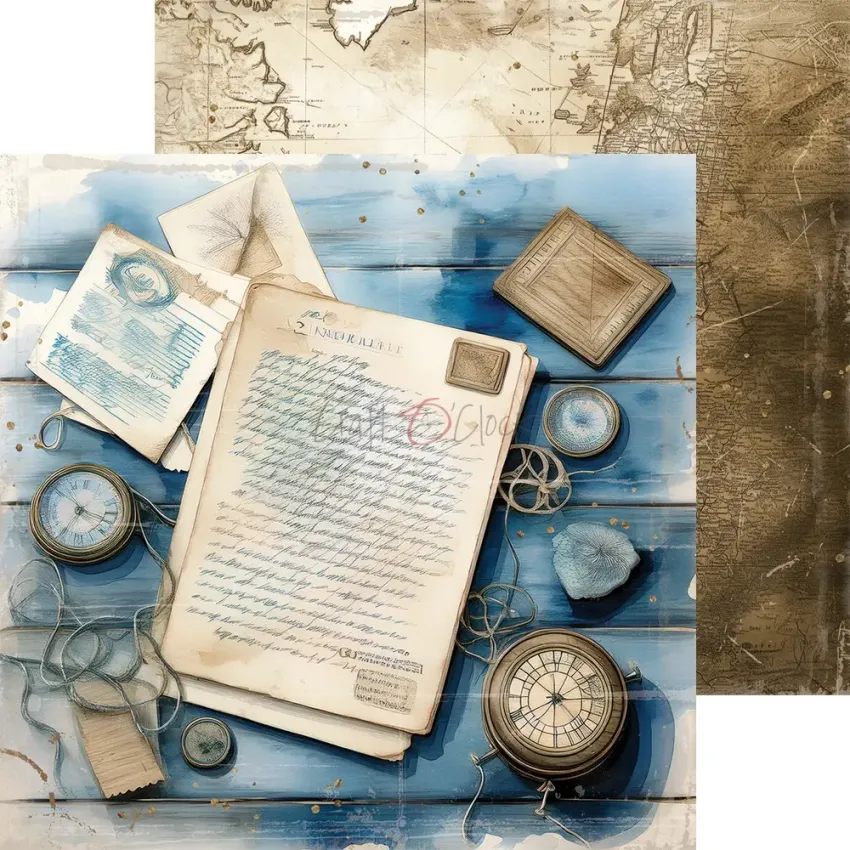Craft OClock - Designpapier "Summer Adventures" Paper Pack 8x8 Inch - 24 Bogen