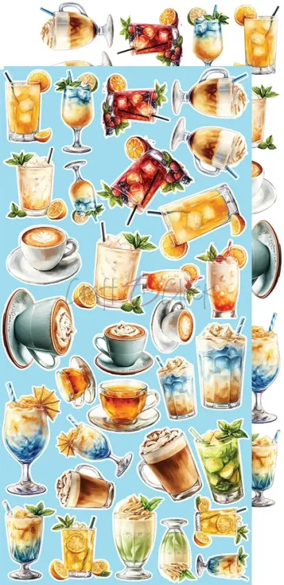 Craft OClock - Ausschneidebogen "Summer Adventures" Extra Set Mix - 18 Bogen
