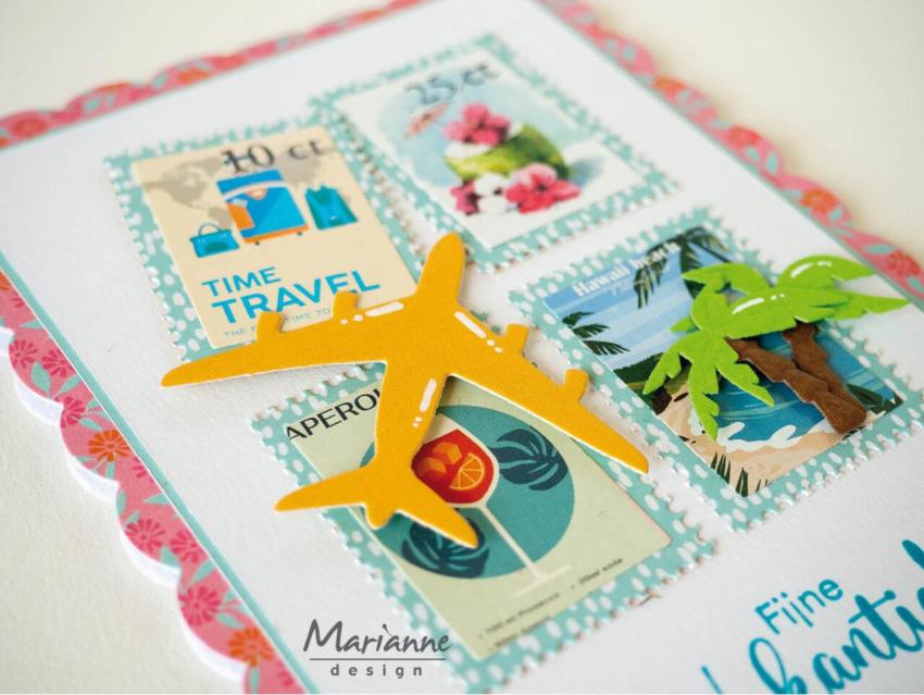 Marianne Design - Stempel & Stanzschbalone "Postage" Clear Stamps & Dies