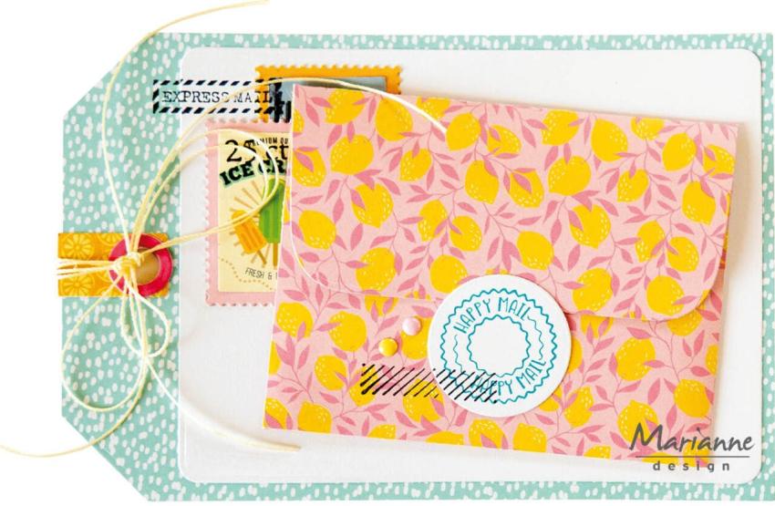 Marianne Design - Stempel & Stanzschbalone "Postage" Clear Stamps & Dies