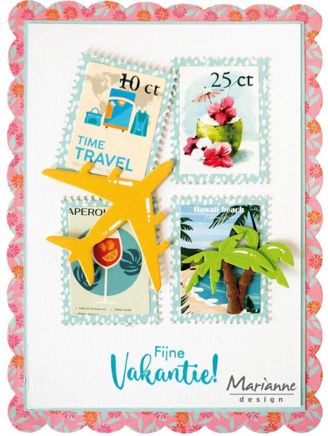 Marianne Design - Stempel & Stanzschbalone "Postage" Clear Stamps & Dies